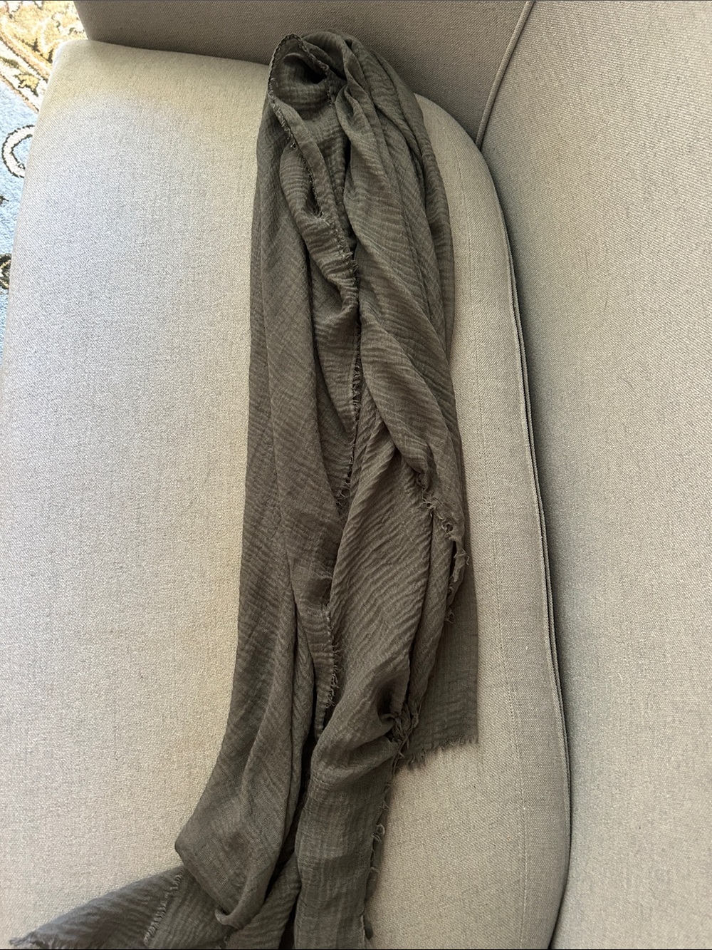 Grey Women’s Neck or Head Scarf
